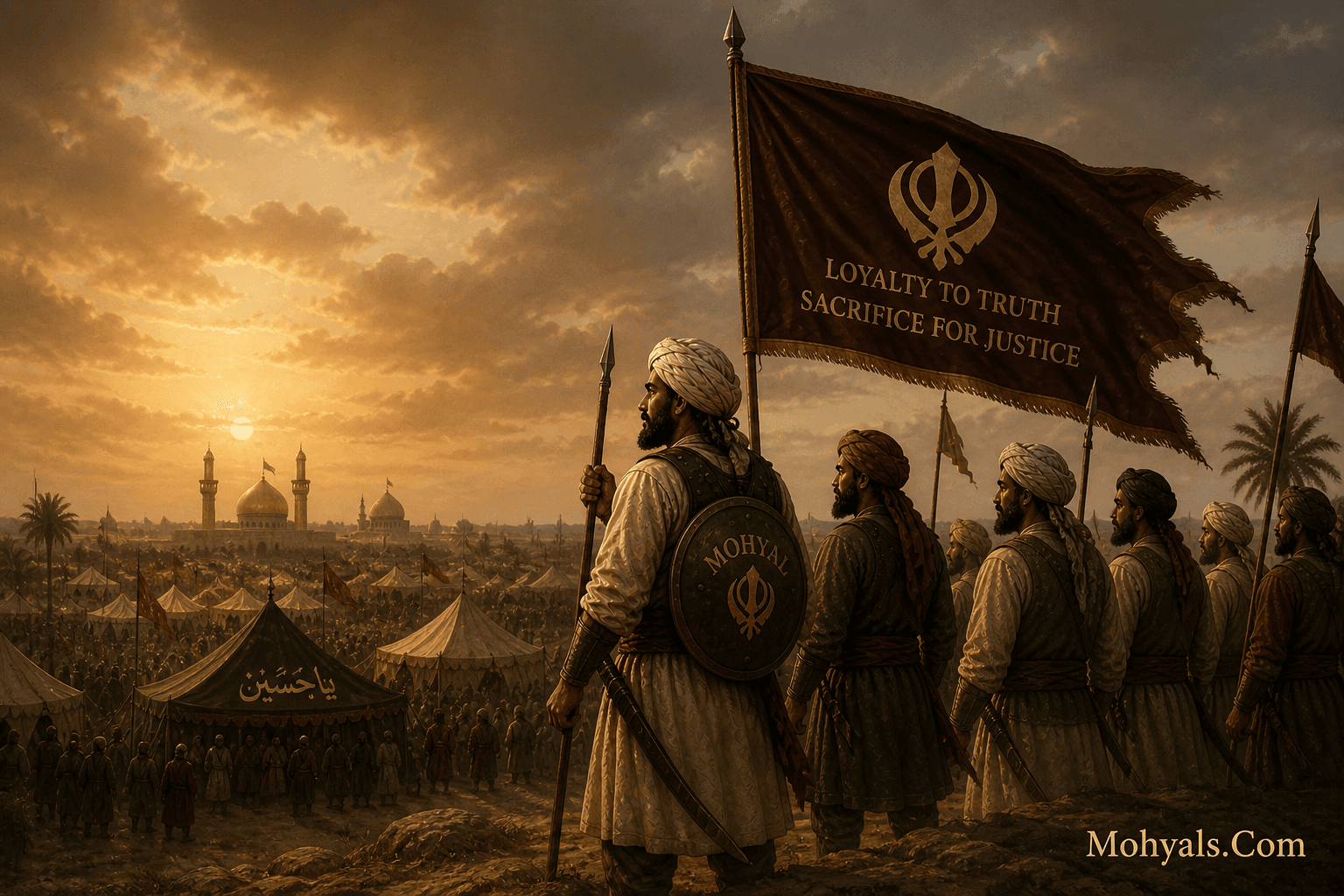 Karbala in Mohyal community memory, reflecting loyalty, sacrifice, and moral clarity under siege