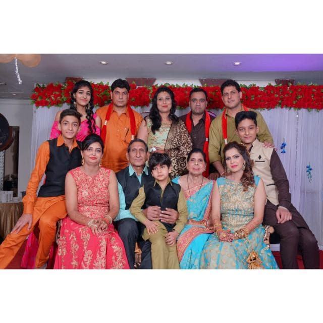 Satish Chhibber family photograph representing growth and stability across generations